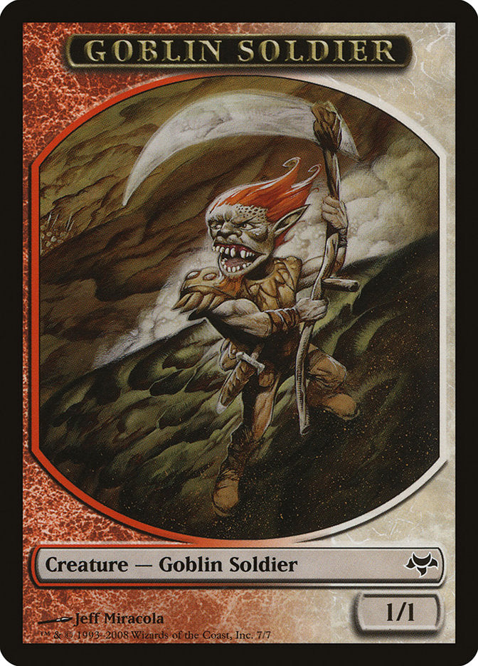 Goblin Soldier Token [Eventide Tokens] | Dragon's Lair Comics and Fantasy Houston TX