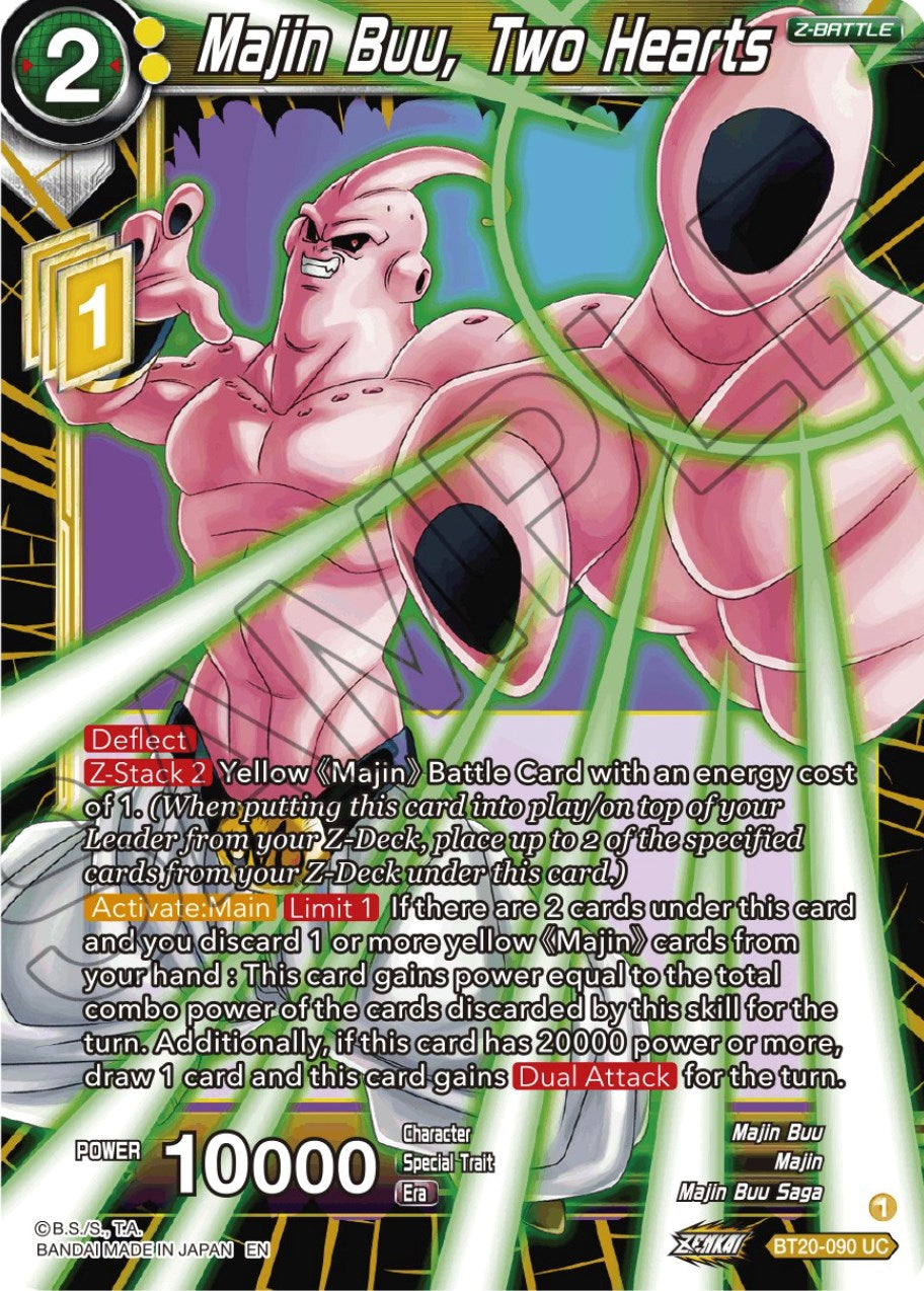 Majin Buu, Two Hearts (BT20-090) [Power Absorbed] | Dragon's Lair Comics and Fantasy Houston TX