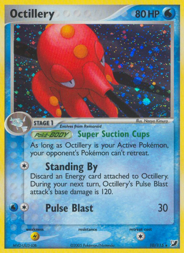 Octillery (10/115) [EX: Unseen Forces] | Dragon's Lair Comics and Fantasy Houston TX