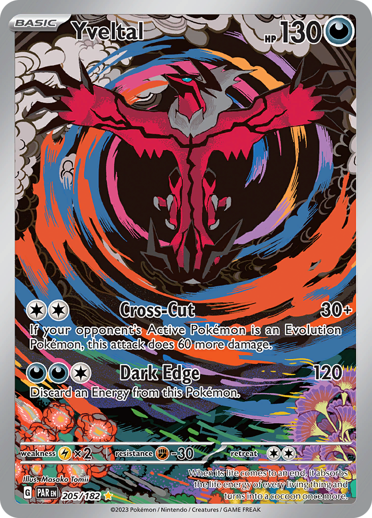 Yveltal (205/182) [Scarlet & Violet: Paradox Rift] | Dragon's Lair Comics and Fantasy Houston TX