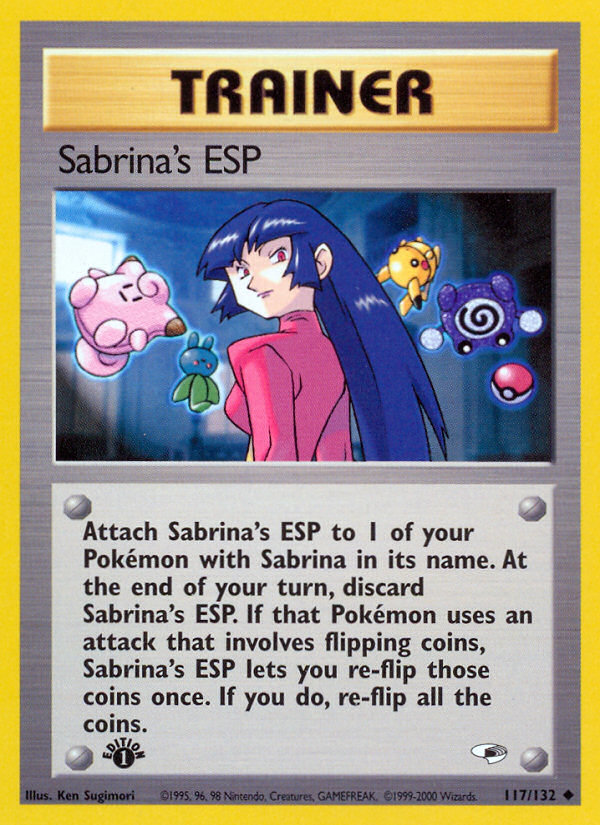 Sabrina's ESP (117/132) [Gym Heroes 1st Edition] | Dragon's Lair Comics and Fantasy Houston TX