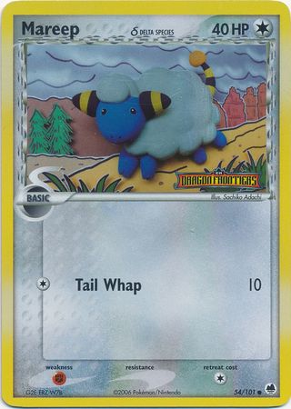 Mareep (54/101) (Delta Species) (Stamped) [EX: Dragon Frontiers] | Dragon's Lair Comics and Fantasy Houston TX