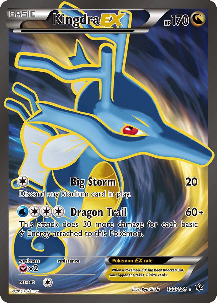 Kingdra EX (122/124) [XY: Fates Collide] | Dragon's Lair Comics and Fantasy Houston TX