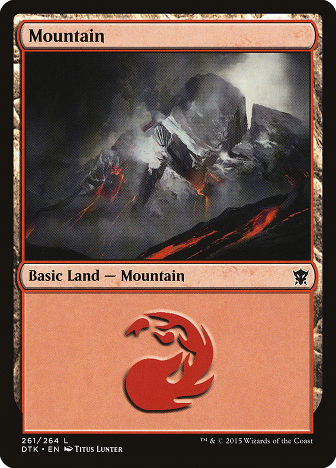 Mountain (261) [Dragons of Tarkir] | Dragon's Lair Comics and Fantasy Houston TX