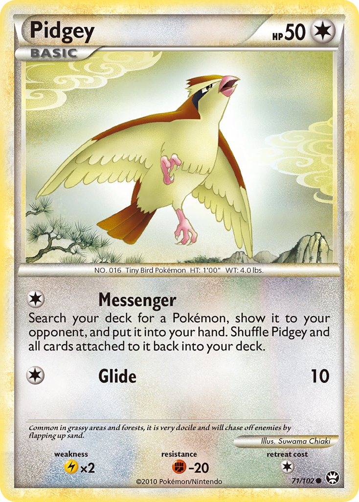 Pidgey (71/102) [HeartGold & SoulSilver: Triumphant] | Dragon's Lair Comics and Fantasy Houston TX