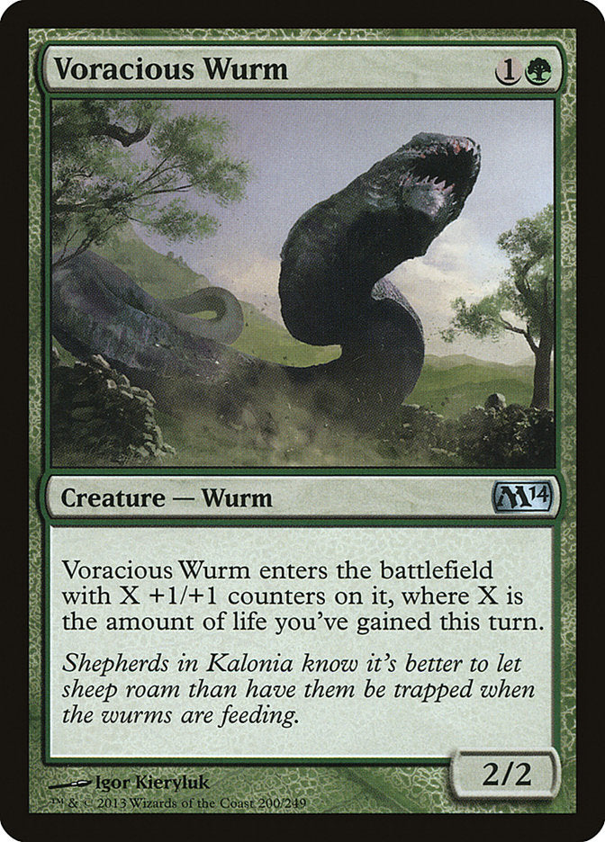 Voracious Wurm [Magic 2014] | Dragon's Lair Comics and Fantasy Houston TX