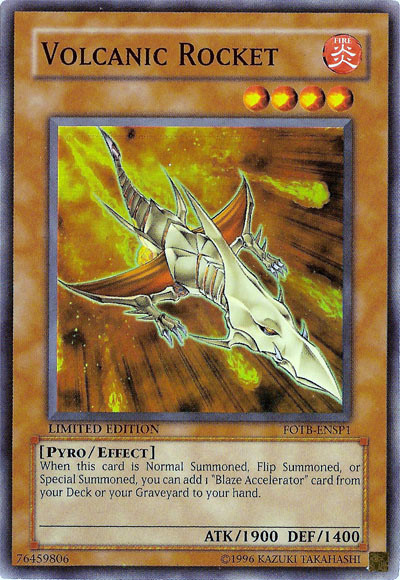 Volcanic Rocket [FOTB-ENSP1] Super Rare | Dragon's Lair Comics and Fantasy Houston TX