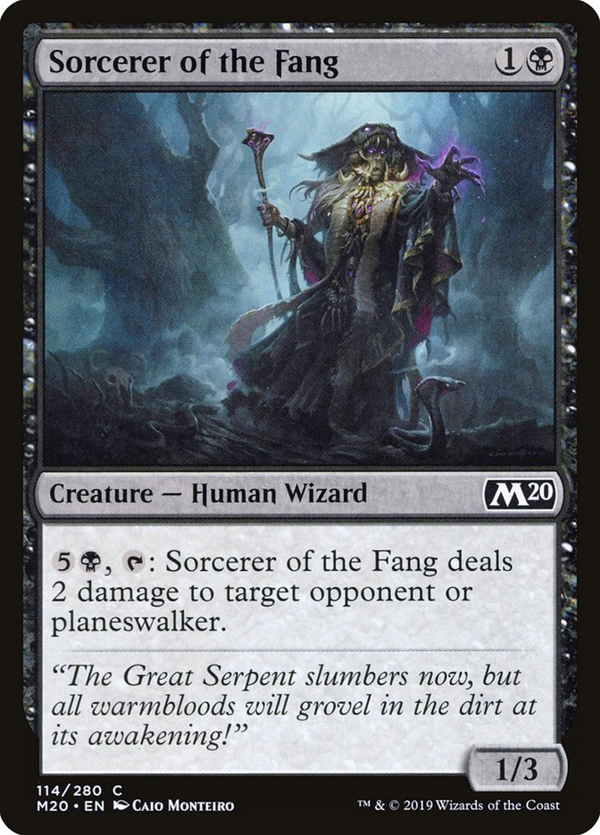 Sorcerer of the Fang [Core Set 2020] | Dragon's Lair Comics and Fantasy Houston TX