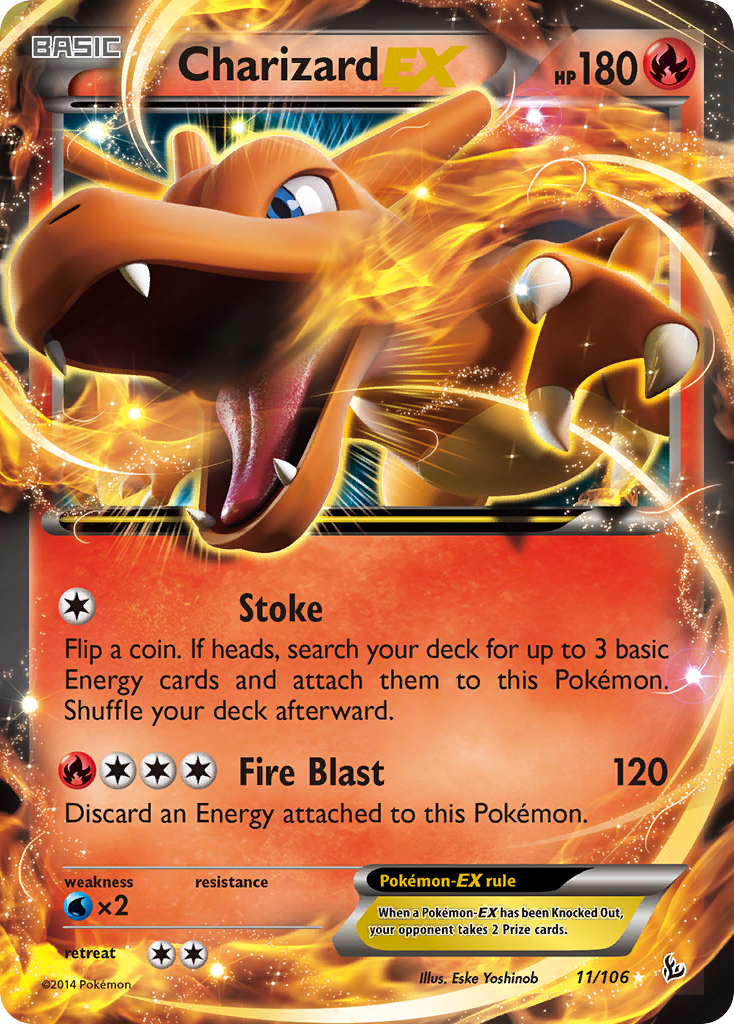 Charizard EX (11/106) [XY: Flashfire] | Dragon's Lair Comics and Fantasy Houston TX