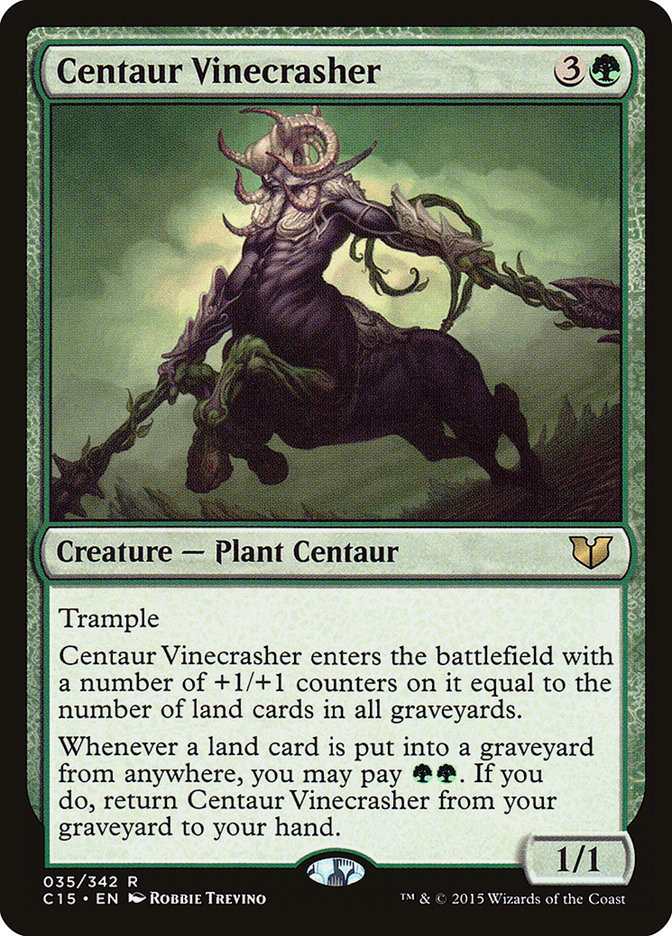 Centaur Vinecrasher [Commander 2015] | Dragon's Lair Comics and Fantasy Houston TX