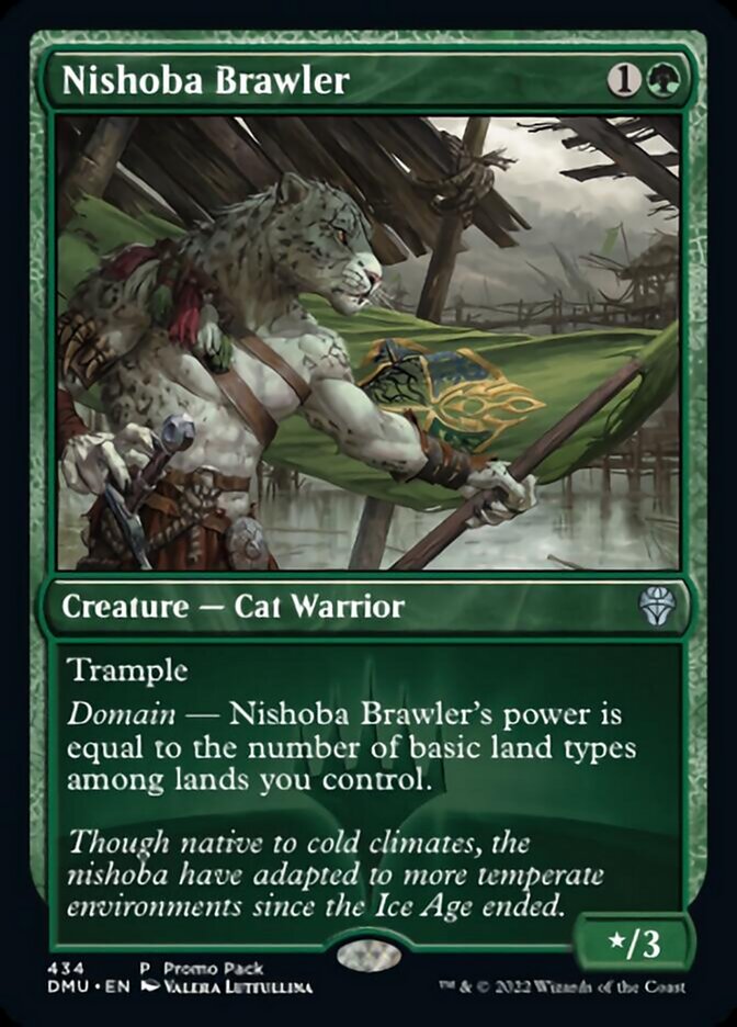 Nishoba Brawler (Promo Pack) [Dominaria United Promos] | Dragon's Lair Comics and Fantasy Houston TX