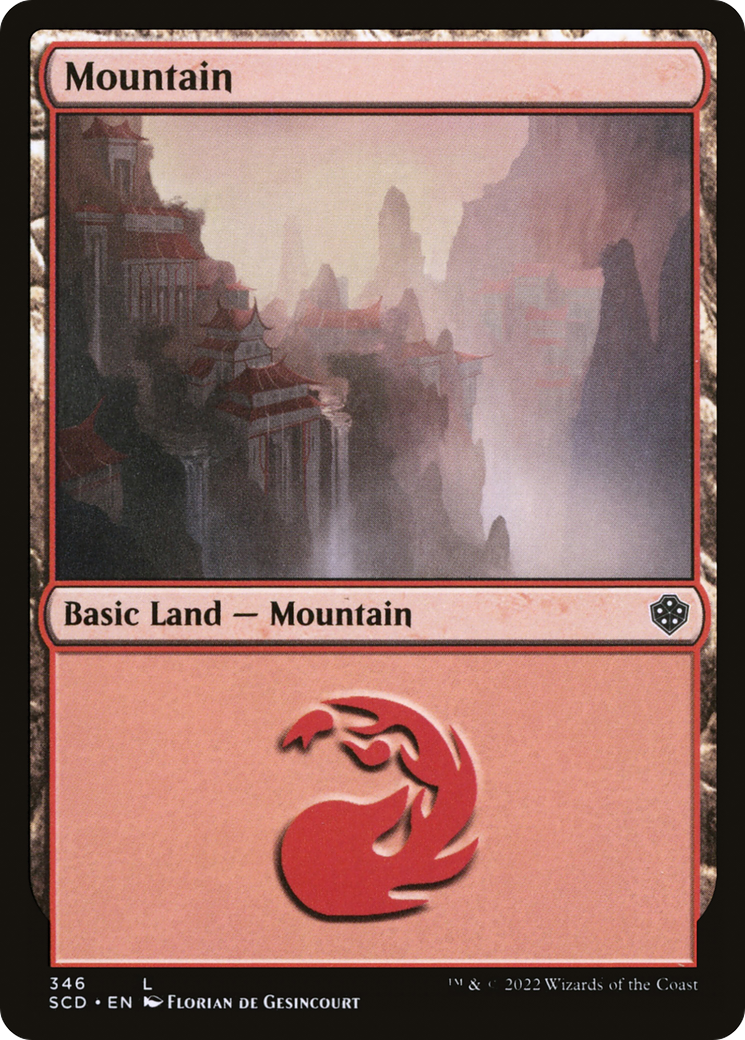 Mountain (346) [Starter Commander Decks] | Dragon's Lair Comics and Fantasy Houston TX