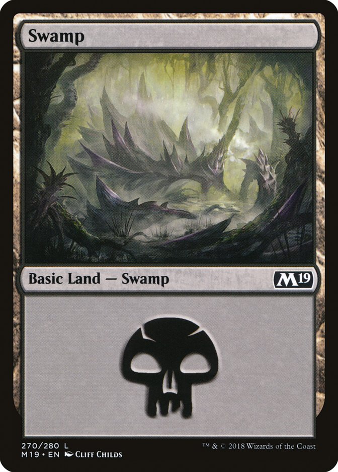 Swamp (270) [Core Set 2019] | Dragon's Lair Comics and Fantasy Houston TX