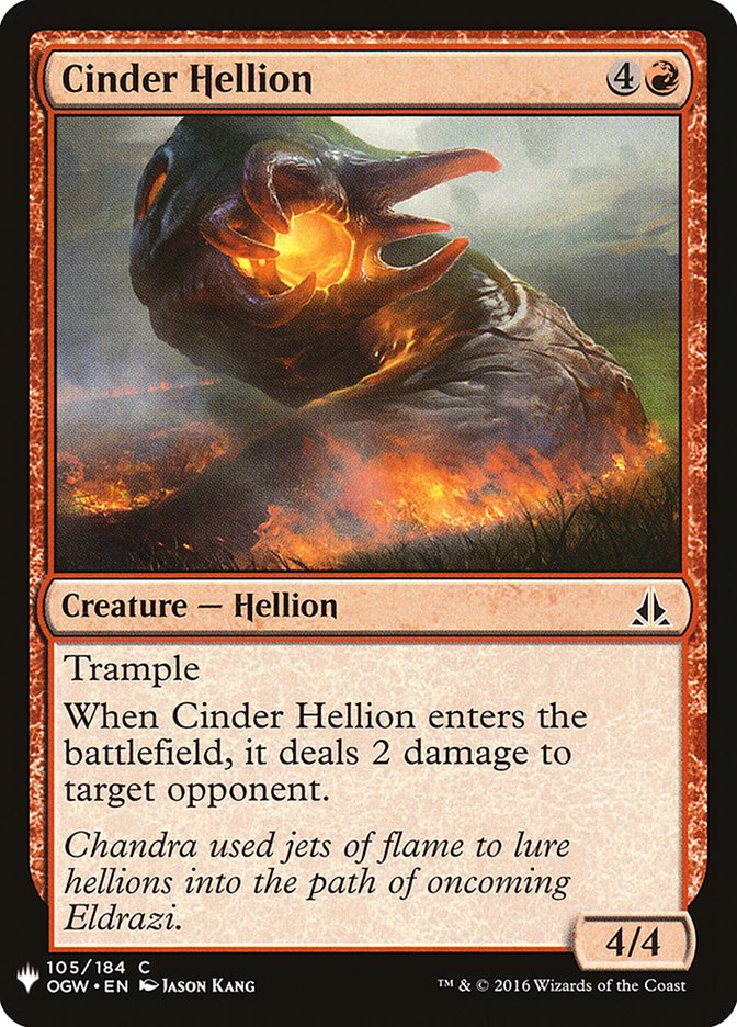 Cinder Hellion [Mystery Booster] | Dragon's Lair Comics and Fantasy Houston TX