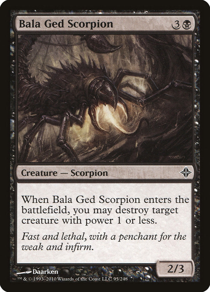 Bala Ged Scorpion [Rise of the Eldrazi] | Dragon's Lair Comics and Fantasy Houston TX