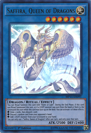 Saffira, Queen of Dragons [MP15-EN095] Ultra Rare | Dragon's Lair Comics and Fantasy Houston TX