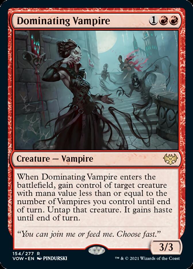 Dominating Vampire [Innistrad: Crimson Vow] | Dragon's Lair Comics and Fantasy Houston TX