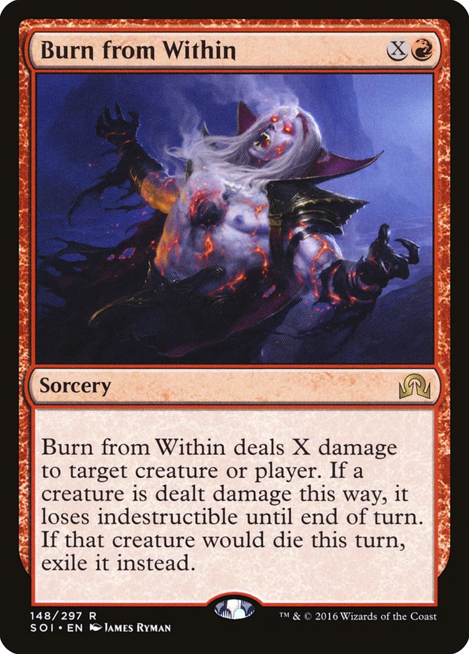 Burn from Within [Shadows over Innistrad] | Dragon's Lair Comics and Fantasy Houston TX