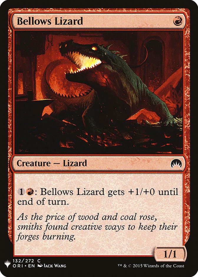 Bellows Lizard [Mystery Booster] | Dragon's Lair Comics and Fantasy Houston TX