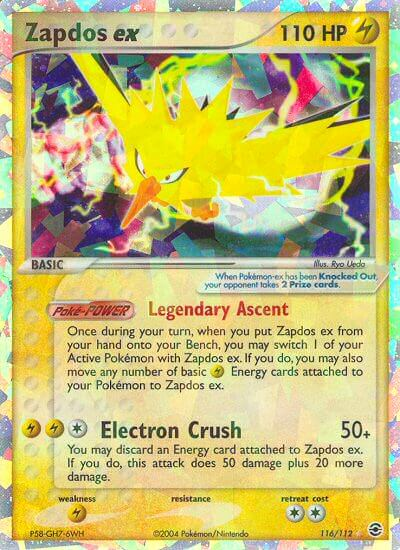 Zapdos ex (116/112) [EX: FireRed & LeafGreen] | Dragon's Lair Comics and Fantasy Houston TX