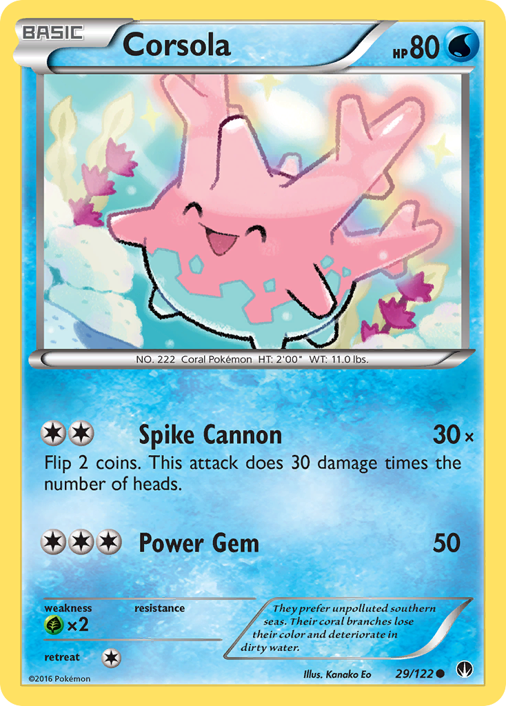 Corsola (29/122) [XY: BREAKpoint] | Dragon's Lair Comics and Fantasy Houston TX