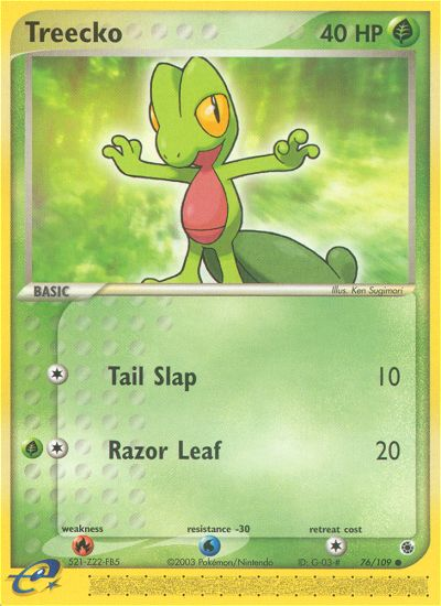 Treecko (76/109) [EX: Ruby & Sapphire] | Dragon's Lair Comics and Fantasy Houston TX