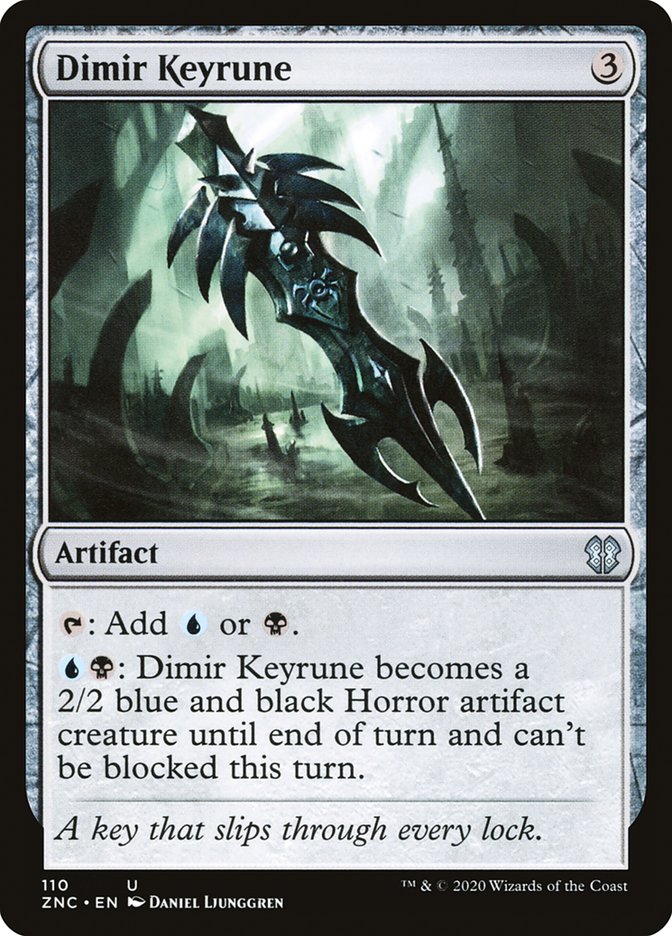 Dimir Keyrune [Zendikar Rising Commander] | Dragon's Lair Comics and Fantasy Houston TX