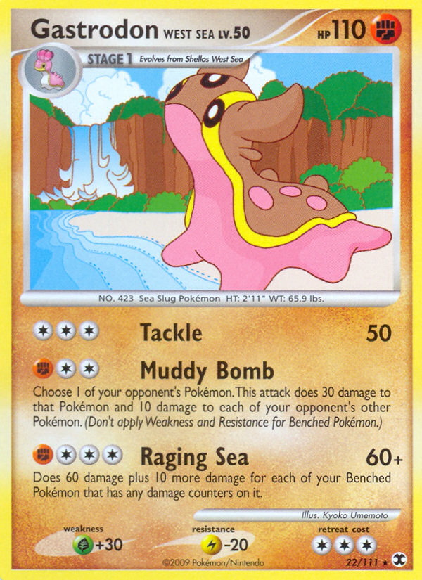 Gastrodon West Sea (22/111) [Platinum: Rising Rivals] | Dragon's Lair Comics and Fantasy Houston TX