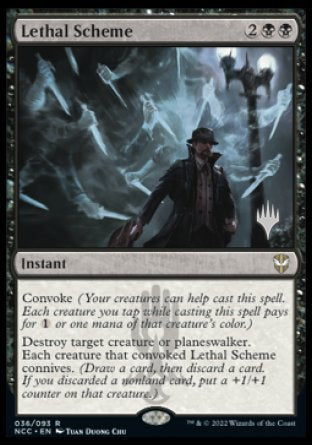 Lethal Scheme (Promo Pack) [Streets of New Capenna Commander Promos] | Dragon's Lair Comics and Fantasy Houston TX