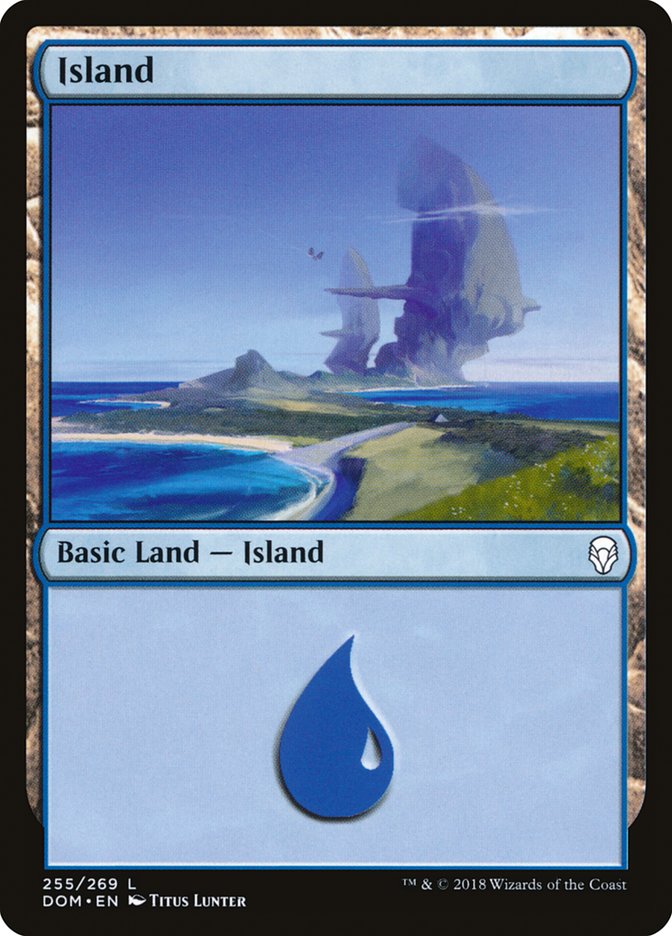 Island (255) [Dominaria] | Dragon's Lair Comics and Fantasy Houston TX