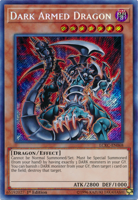 Dark Armed Dragon [LCKC-EN068] Secret Rare | Dragon's Lair Comics and Fantasy Houston TX