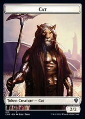 Cat // Soldier Double-Sided Token [Commander Legends Tokens] | Dragon's Lair Comics and Fantasy Houston TX