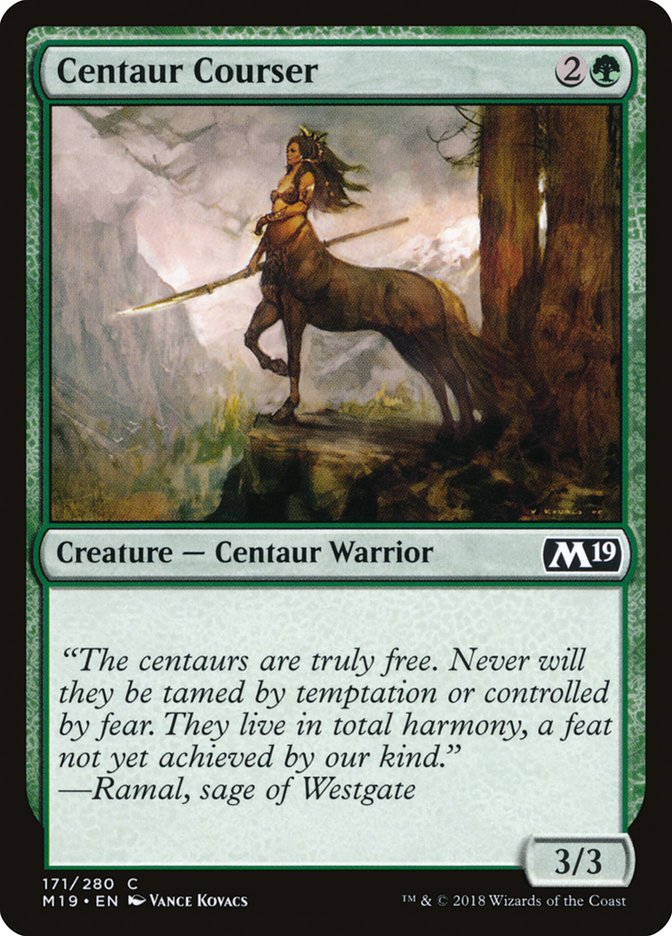 Centaur Courser [Core Set 2019] | Dragon's Lair Comics and Fantasy Houston TX