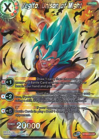 Vegito, Unison of Might (BT10-003) [Rise of the Unison Warrior 2nd Edition] | Dragon's Lair Comics and Fantasy Houston TX