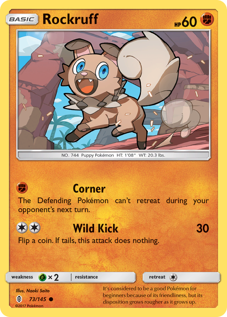 Rockruff (73/145) [Sun & Moon: Guardians Rising] | Dragon's Lair Comics and Fantasy Houston TX