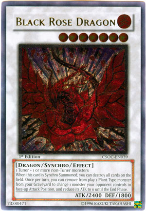 Black Rose Dragon (UTR) [CSOC-EN039] Ultimate Rare | Dragon's Lair Comics and Fantasy Houston TX