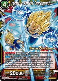 Vegeta, a Master's Temperament (Alt Art) (P-137) [Assault of the Saiyans Prerelease Promos] | Dragon's Lair Comics and Fantasy Houston TX