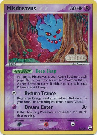 Misdreavus (40/92) (Stamped) [EX: Legend Maker] | Dragon's Lair Comics and Fantasy Houston TX