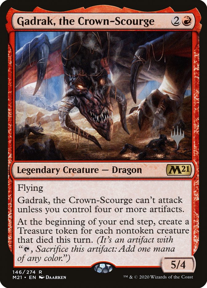 Gadrak, the Crown-Scourge (Promo Pack) [Core Set 2021 Promos] | Dragon's Lair Comics and Fantasy Houston TX