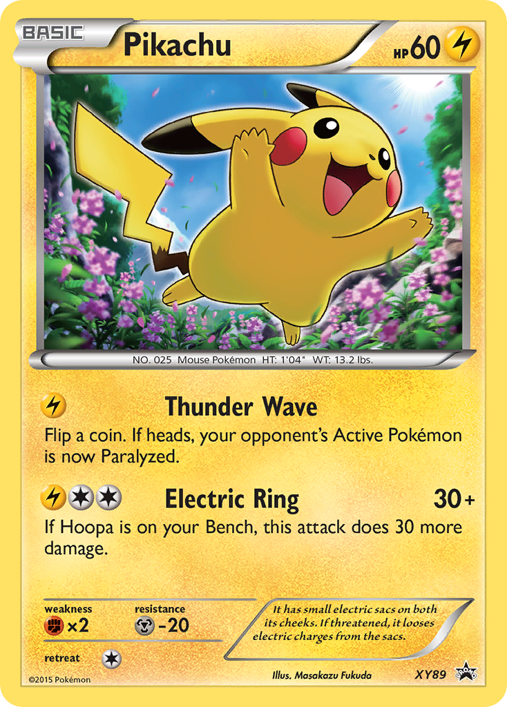 Pikachu (XY89) (Collector Chest) [XY: Black Star Promos] | Dragon's Lair Comics and Fantasy Houston TX