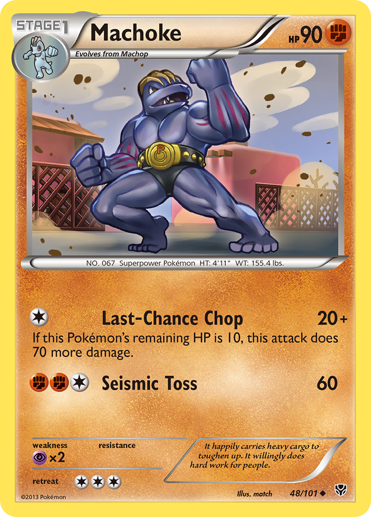 Machoke (48/101) [Black & White: Plasma Blast] | Dragon's Lair Comics and Fantasy Houston TX