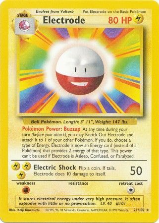 Electrode (21/102) [Base Set Unlimited] | Dragon's Lair Comics and Fantasy Houston TX