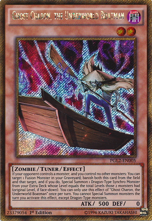 Ghost Charon, the Underworld Boatman [PGL2-EN005] Gold Secret Rare | Dragon's Lair Comics and Fantasy Houston TX