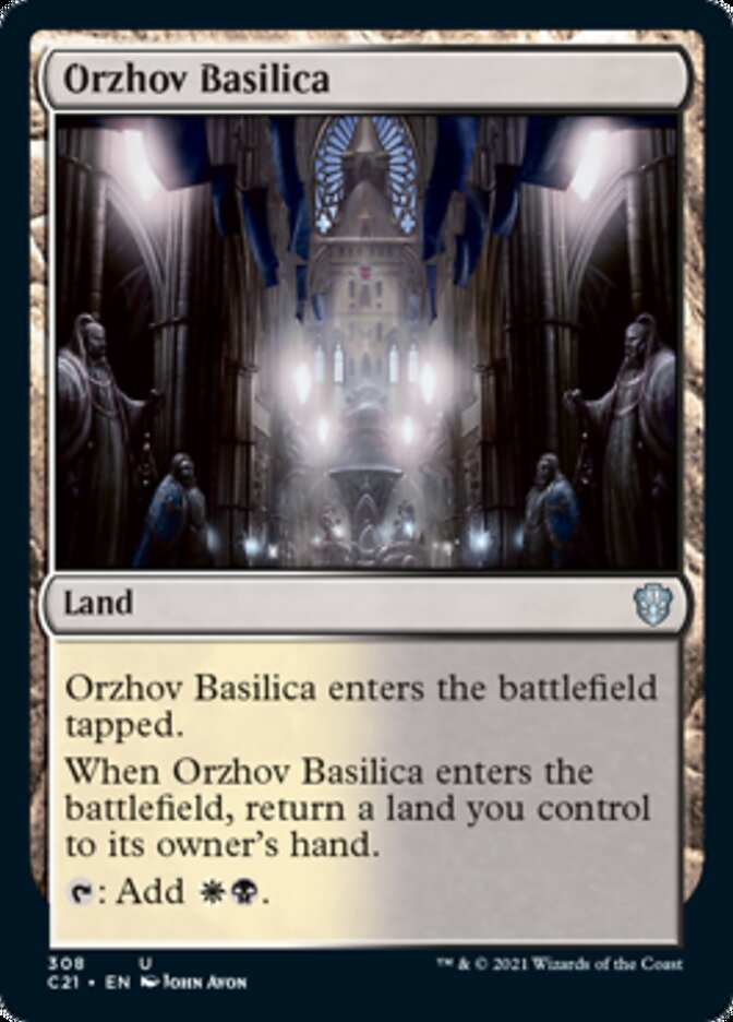 Orzhov Basilica [Commander 2021] | Dragon's Lair Comics and Fantasy Houston TX