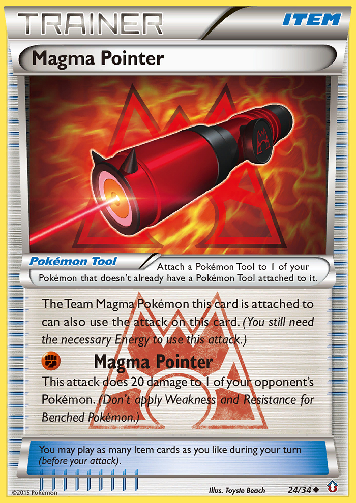 Magma Pointer (24/34) [XY: Double Crisis] | Dragon's Lair Comics and Fantasy Houston TX