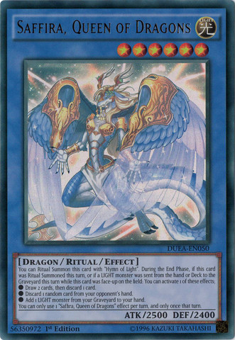 Saffira, Queen of Dragons [DUEA-EN050] Ultra Rare | Dragon's Lair Comics and Fantasy Houston TX