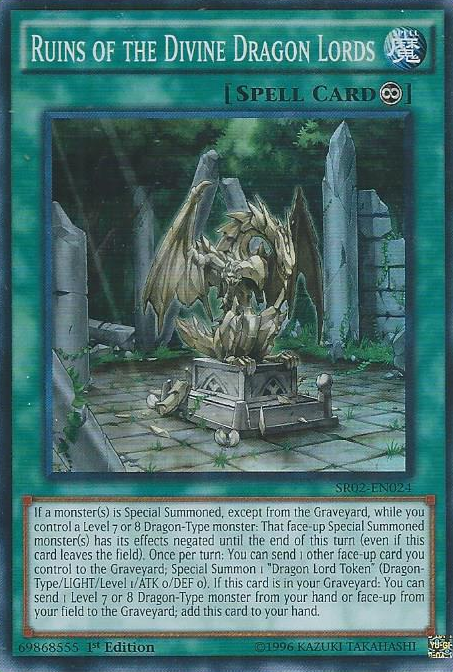 Ruins of the Divine Dragon Lords [SR02-EN024] Super Rare | Dragon's Lair Comics and Fantasy Houston TX