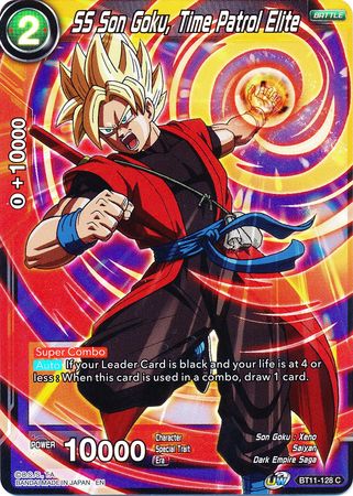 SS Son Goku, Time Patrol Elite (BT11-128) [Vermilion Bloodline 2nd Edition] | Dragon's Lair Comics and Fantasy Houston TX