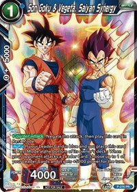 Son Goku & Vegeta, Saiyan Synergy (Unison Warrior Series Tournament Pack Vol.3) (P-276) [Tournament Promotion Cards] | Dragon's Lair Comics and Fantasy Houston TX