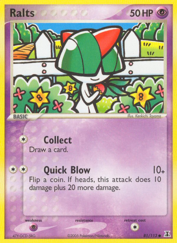 Ralts (81/113) [EX: Delta Species] | Dragon's Lair Comics and Fantasy Houston TX